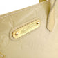 LOUIS VUITTON Wilshire PM Vernis Handbag, Patent Leather, Yellow