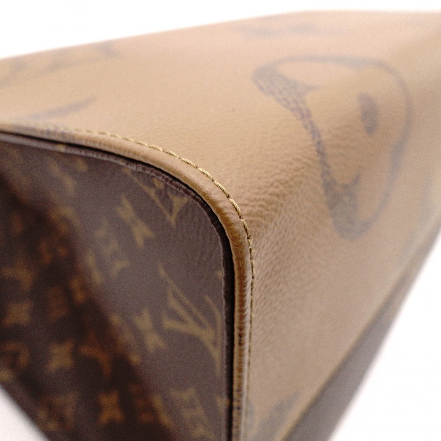 LOUIS VUITTON OTG GM Monogram Reverse Canvas Tote Bag, PVC Leather, Brown, 2-Way