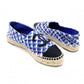 CHANEL Espadrille Slip-On, Tweed and Nylon, Blue