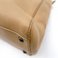 FENDI Peekaboo Handbag leather beige USED Women