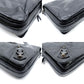 Balenciaga Classic Toolkit Leather Shoulder Bag Black with Mirror 7-11-609