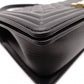 CHANEL Caviar Skin Boy Chanel Shoulder Bag, Leather, Black, Gold Hardware