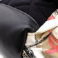 BURBERRY Graffiti Check Backpack, Cotton, Beige Check