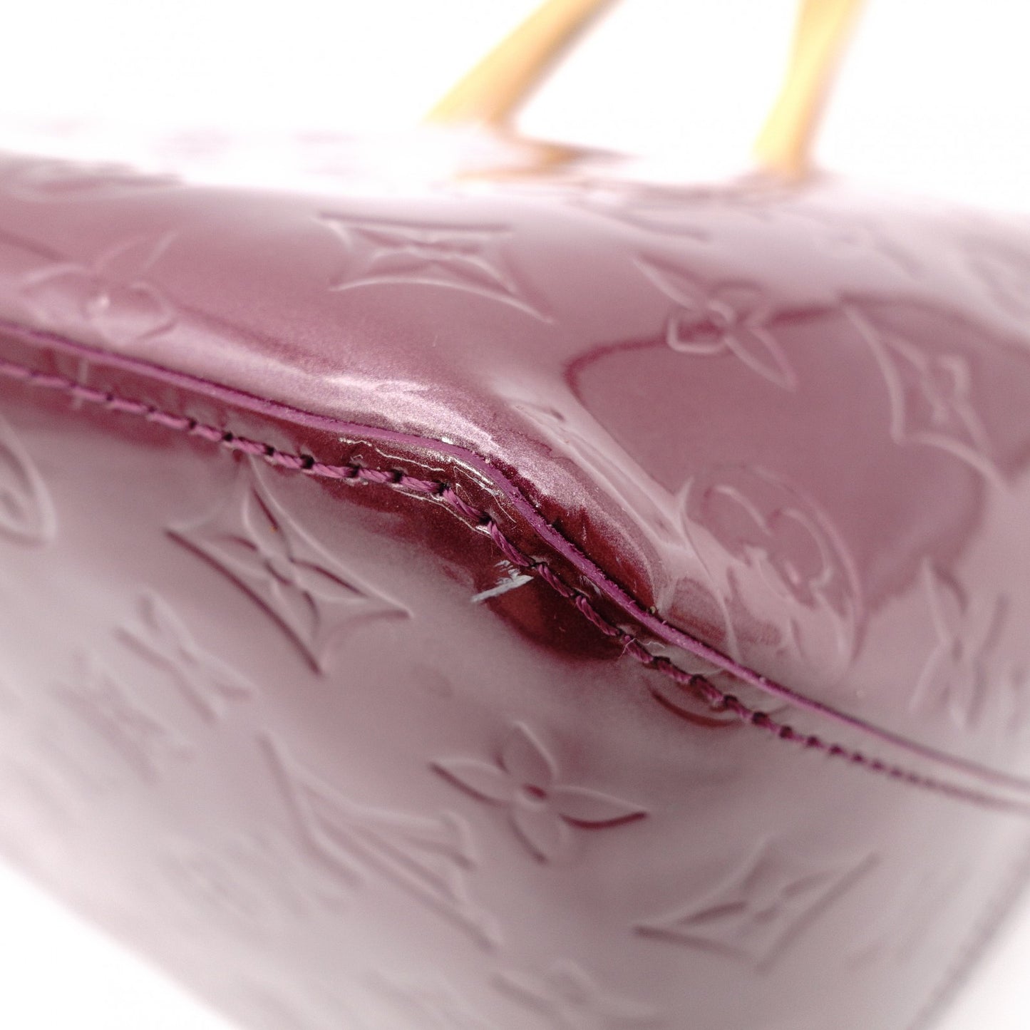 LOUIS VUITTON Bellevue GM Vernis Handbag, Patent Leather, Purple