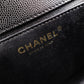 CHANEL Caviar Skin Boy Chanel Shoulder Bag, Leather, Black, Gold Hardware