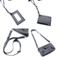 Balenciaga Classic Toolkit Leather Shoulder Bag Black with Mirror 7-11-609