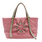 Bottega Veneta Marchesa Intrecciato Handbag Pink Leather Tote Bag 7-12-205