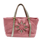 Bottega Veneta Marchesa Intrecciato Handbag Pink Leather Tote Bag 7-12-205
