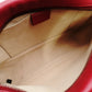 GUCCI GG Marmont Chain Shoulder Bag Leather Red Crossbody Red Gold Hardware 7-12-461