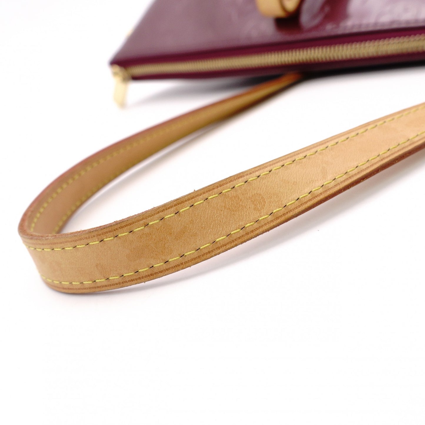 LOUIS VUITTON Bellevue GM Vernis Handbag, Patent Leather, Purple