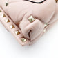 Valentino Garavani Stud Chain Shoulder Bag Pink Leather Crossbody 7-11-093
