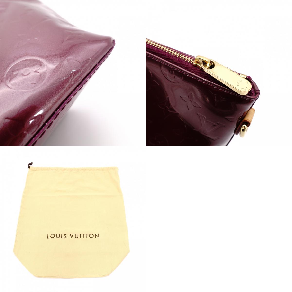 LOUIS VUITTON Bellevue GM Vernis Handbag, Patent Leather, Purple