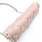 Valentino Garavani Stud Chain Shoulder Bag Pink Leather Crossbody 7-11-093