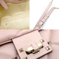 Valentino Garavani Stud Chain Shoulder Bag Pink Leather Crossbody 7-11-093