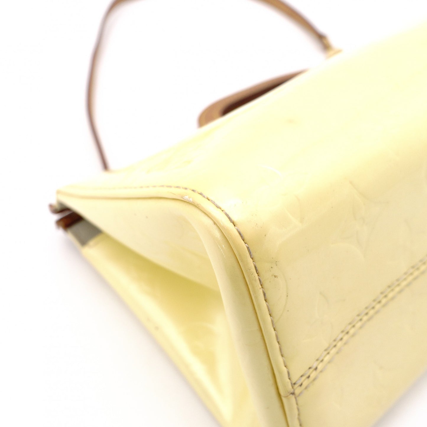 LOUIS VUITTON Roxbury Drive Vernis Handbag, Yellow Patent Leather
