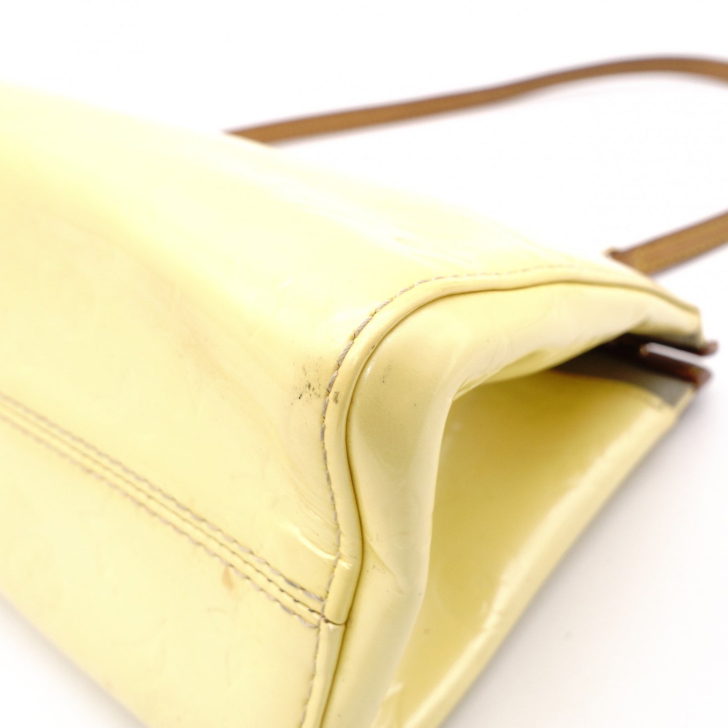 LOUIS VUITTON Roxbury Drive Vernis Handbag, Yellow Patent Leather