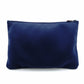 HERMES Truth Flat Neo-Ban GM Pouch Navy Clutch Bag Logo 7-12-560