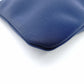 HERMES Truth Flat Neo-Ban GM Pouch Navy Clutch Bag Logo 7-12-560