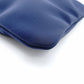 HERMES Truth Flat Neo-Ban GM Pouch Navy Clutch Bag Logo 7-12-560