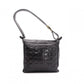 CHANEL Choco Bar Tote Bag / Shoulder Bag, Leather, Black, Single Strap, CC Logo