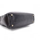 CHANEL Choco Bar Tote Bag / Shoulder Bag, Leather, Black, Single Strap, CC Logo