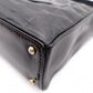 CHANEL Choco Bar Tote Bag / Shoulder Bag, Leather, Black, Single Strap, CC Logo