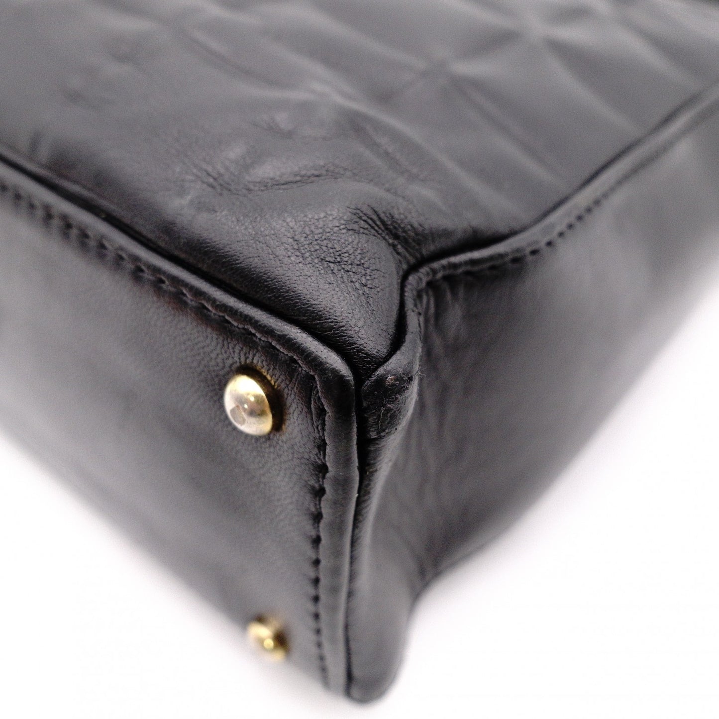 CHANEL Choco Bar Tote Bag / Shoulder Bag, Leather, Black, Single Strap, CC Logo