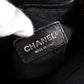 CHANEL Choco Bar Tote Bag / Shoulder Bag, Leather, Black, Single Strap, CC Logo