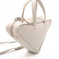 BALENCIAGA Triangle Duffle Handbag, Leather, Gray, Crossbody