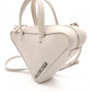 BALENCIAGA Triangle Duffle Handbag, Leather, Gray, Crossbody