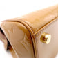 LOUIS VUITTON Blair MM Vernis Handbag, Brown Patent Leather