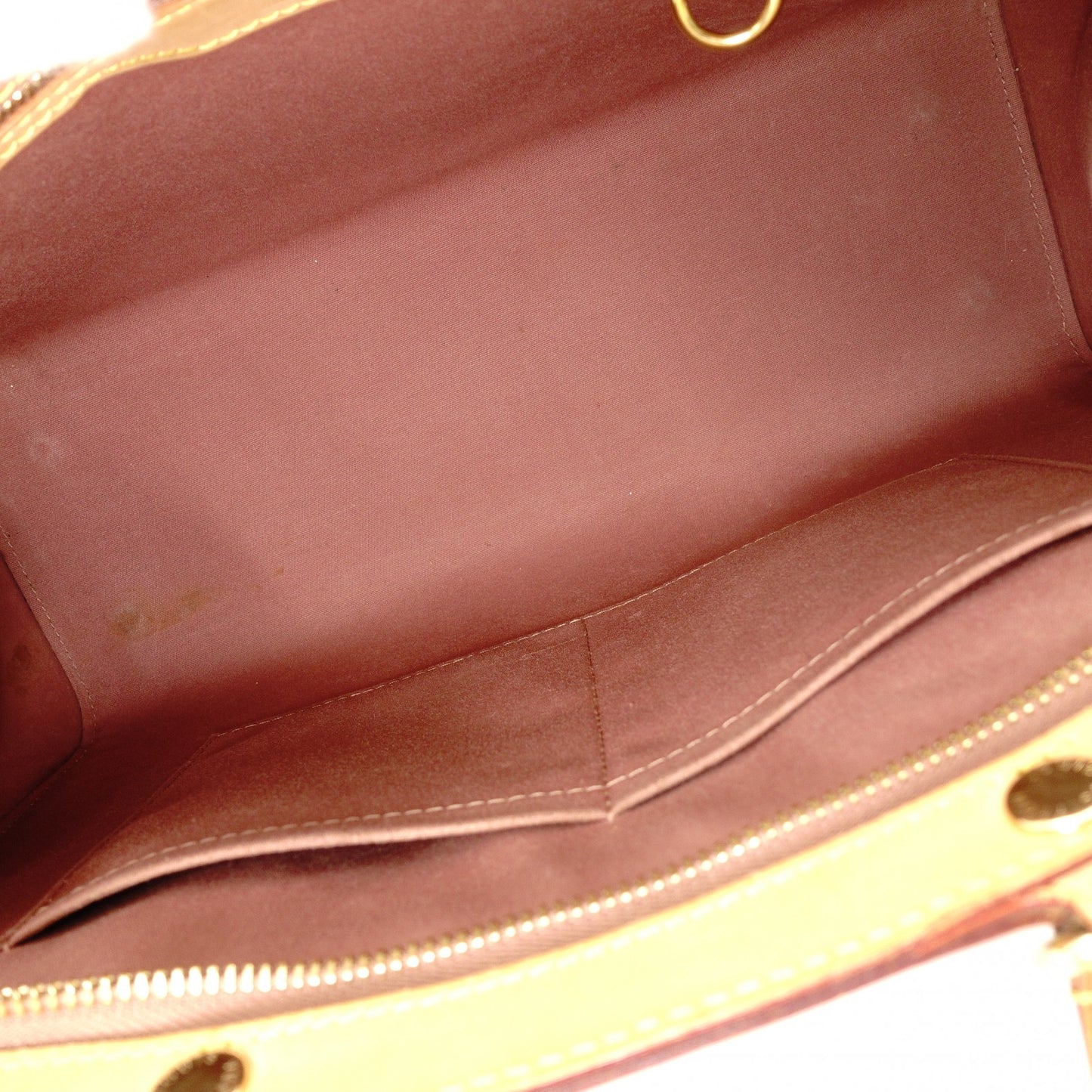 LOUIS VUITTON Blair MM Vernis Handbag, Brown Patent Leather