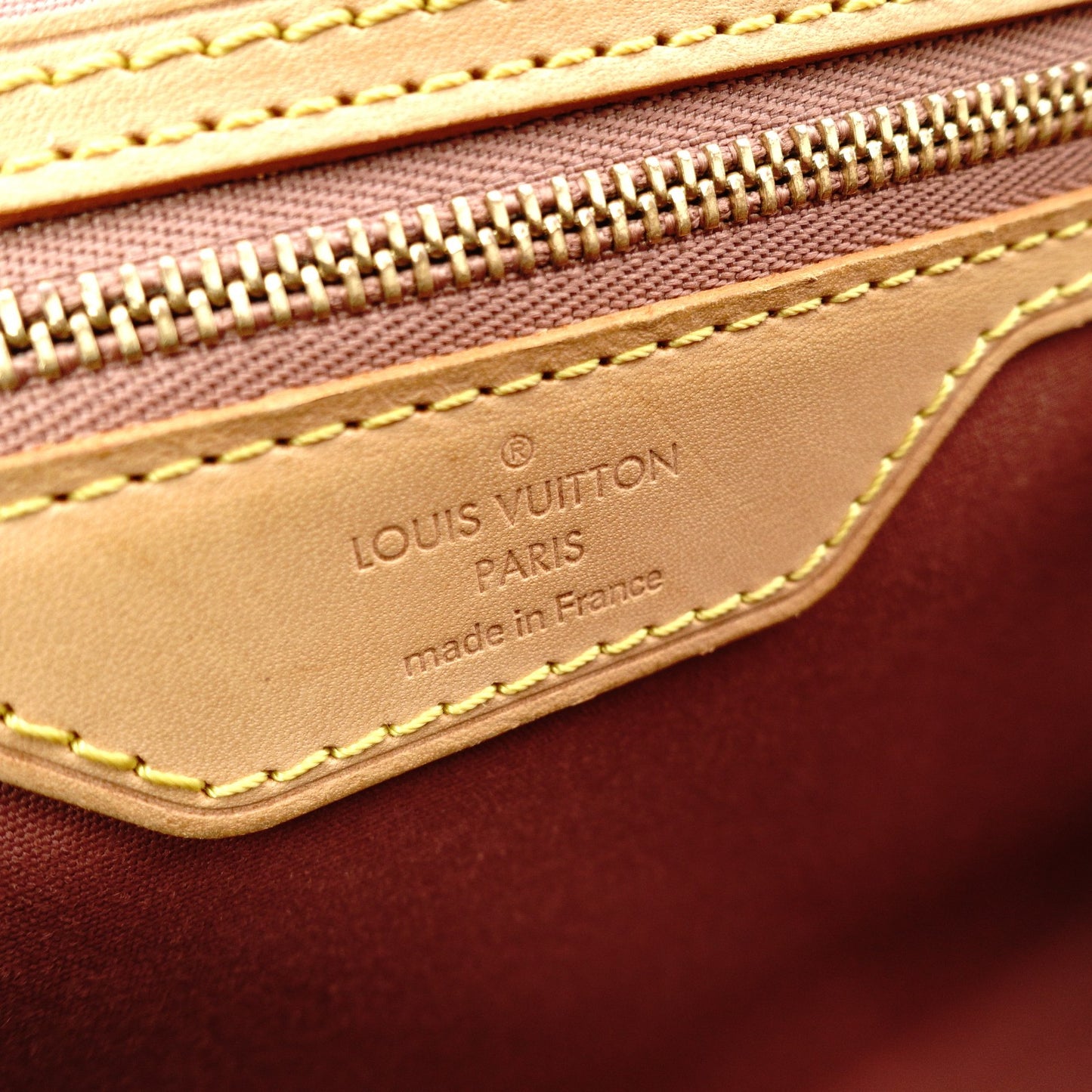 LOUIS VUITTON Blair MM Vernis Handbag, Brown Patent Leather