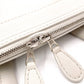 BALENCIAGA Triangle Duffle Handbag, Leather, Gray, Crossbody