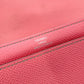 HERMES Hermès Camay Long Long Wallet Leather Pink Rose Azale Malachite Wallet Epson
