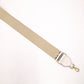 FENDI FF Logo Strap Canvas Beige Zucca Shoulder Strap