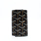 GOYARD 6-Key Holder Saint Michel Goyardine Canvas Leather Black × Silver Hardware 7-12-484