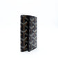 GOYARD 6-Key Holder Saint Michel Goyardine Canvas Leather Black × Silver Hardware 7-12-484