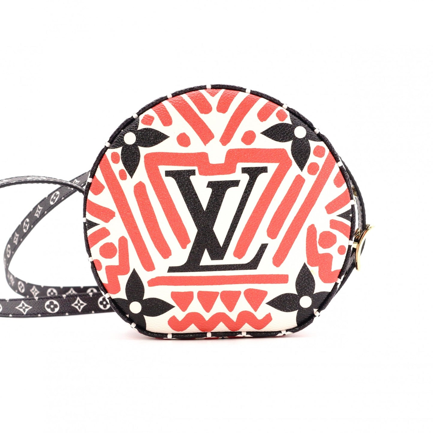LOUIS VUITTON Chapeau Suprême LV Crafty Boîte Shoulder Bag, PVC and Leather, White