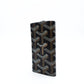 GOYARD 6-Key Holder Saint Michel Goyardine Canvas Leather Black × Silver Hardware 7-12-484