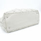 CHANEL Matelassé On the Road Tote Wild Stitch Light Gray Shoulder Bag Leather Silver Hardware 7-10-996