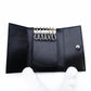 GOYARD 6-Key Holder Saint Michel Goyardine Canvas Leather Black × Silver Hardware 7-12-484