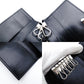 GOYARD 6-Key Holder Saint Michel Goyardine Canvas Leather Black × Silver Hardware 7-12-484