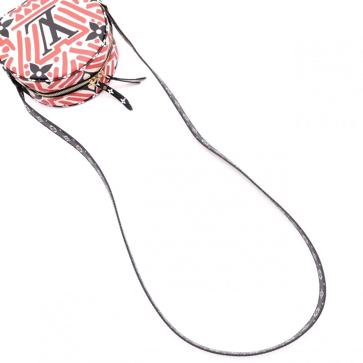 LOUIS VUITTON Chapeau Suprême LV Crafty Boîte Shoulder Bag, PVC and Leather, White