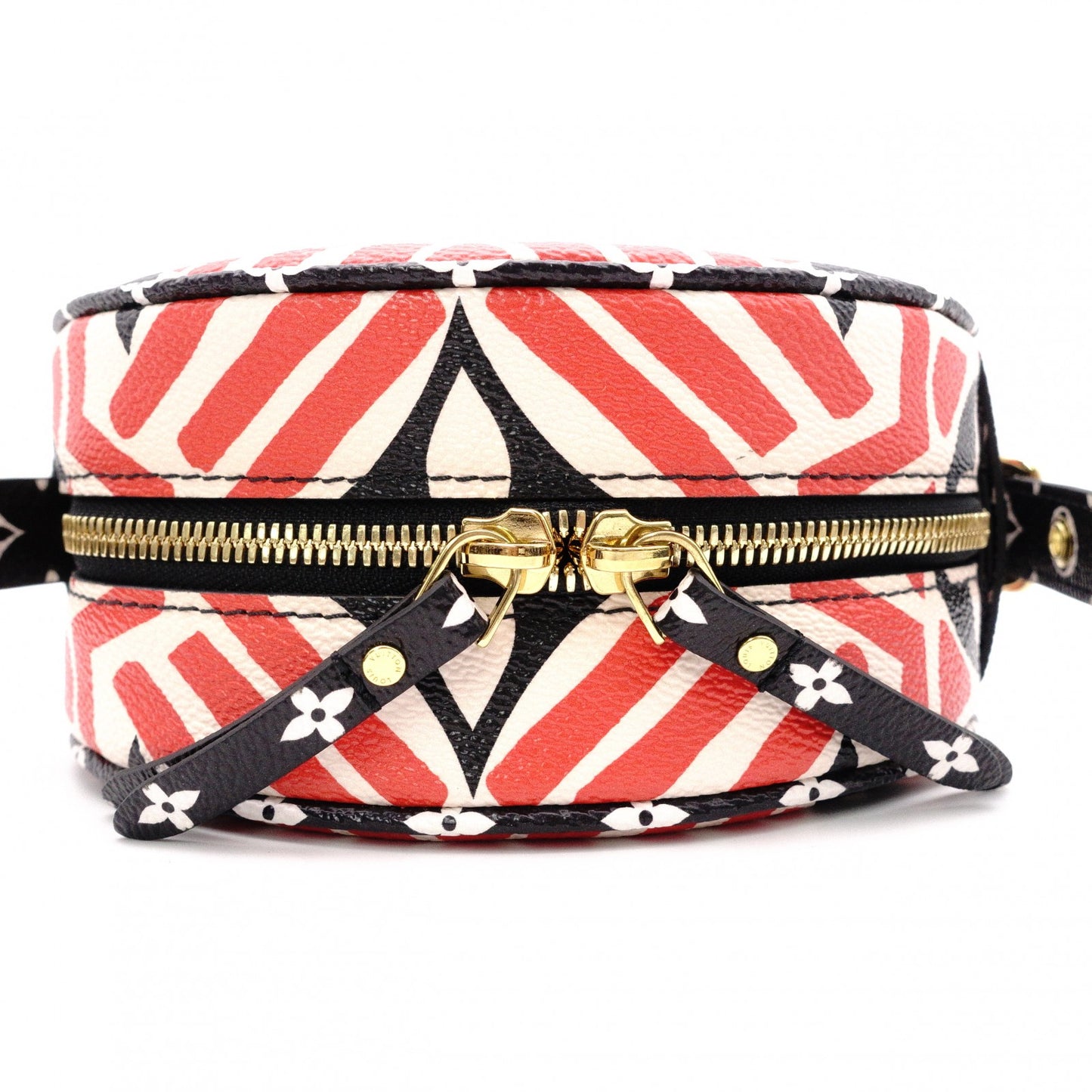 LOUIS VUITTON Chapeau Suprême LV Crafty Boîte Shoulder Bag, PVC and Leather, White