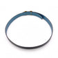 HERMES H Belt, Leather, Black and Blue, Men's, Reversible