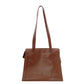 CHANEL Caviar Skin Coco Logo Shoulder Bag, Leather, Brown, CC Logo