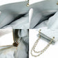 CHANEL Matelassé Caviar Leather Chain Shoulder Bag Light Blue Leather Gold Hardware 7-10-583