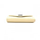 LOUIS VUITTON Portefeuille Lock Mini Tri-Fold Wallet, Taurillon Leather, Yellow, Women's