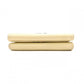 LOUIS VUITTON Portefeuille Lock Mini Tri-Fold Wallet, Taurillon Leather, Yellow, Women's